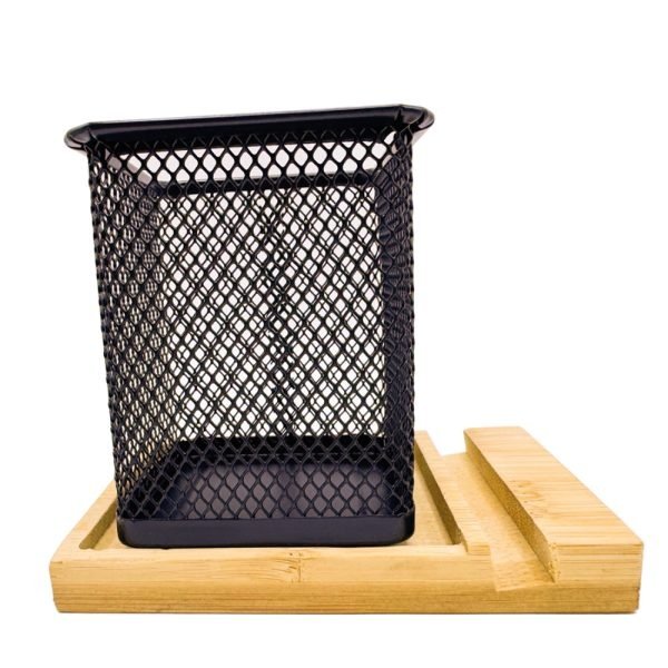 MS-AOF-101-NE(3) SOPORTE DE CELULAR - PORTA BOLIGRAFOS